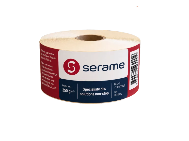 Photo montrant votre produit étiquette adhésive