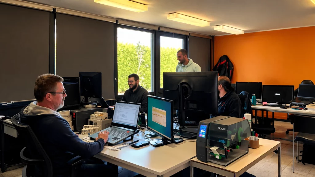 Photo montrant notre bureau d'étude